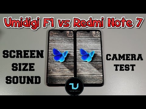 Umidigi F1 vs Redmi Note 7 Camera comparison/Screen/Size/Sound Speakers/Design! Review