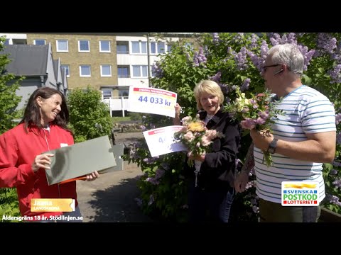 Magdalena överraskar vinnare Landskrona - Postkodlotteriet
