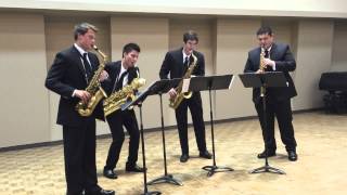 Philip Glass Saxophone Quartet Mvmt. 4, Drastic Measures Mvmt. 1 & 2
