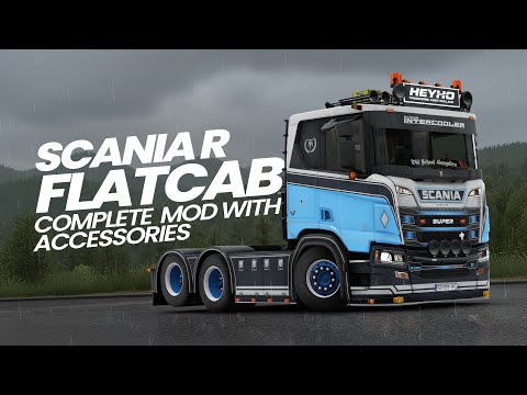 Is This The Best Truck Mod Ever? MDT Scania R FlatCab Mod Review | Custom Interior, Skins | ETS 2