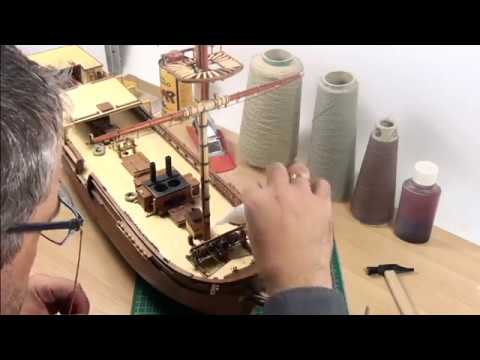 Colocación del mástil en el casco