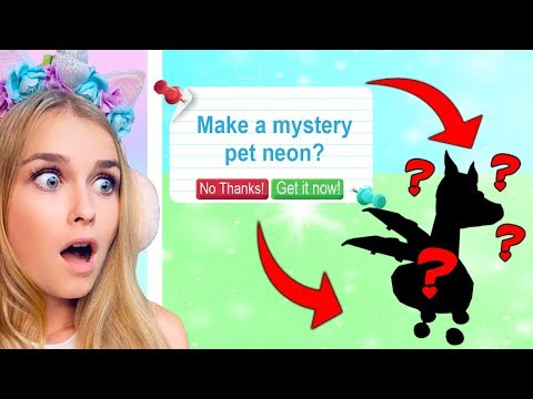 Making A Mystery Pet Neon In Adopt Me Roblox Download - the sad truth behind adopt me on roblox