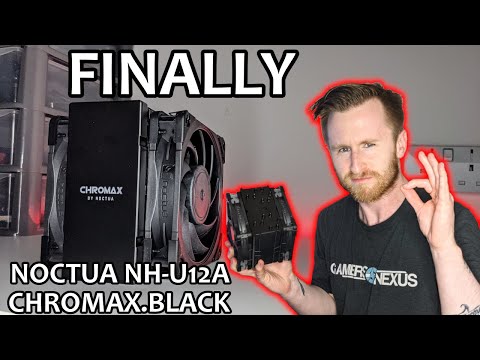 Noctua U12A chromax.juodas procesoriaus aušintuvas – 120mm video