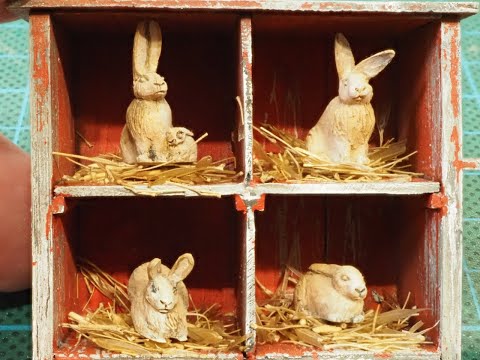 Bemalung der Häschenfiguren von MK 35 für die Spur 0 (1:45)