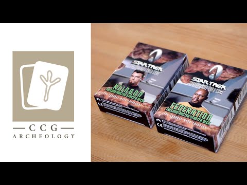 Star Trek CCG The Trouble with Tribbles Starter Decks Opening/Unboxing (STCCG) - CCG Archeology