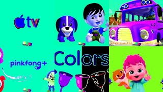Super Logo Mega Compilation: Apple Tv Logo, Wheels On The Bus CoComelon, Pinkfong Logo Effects
