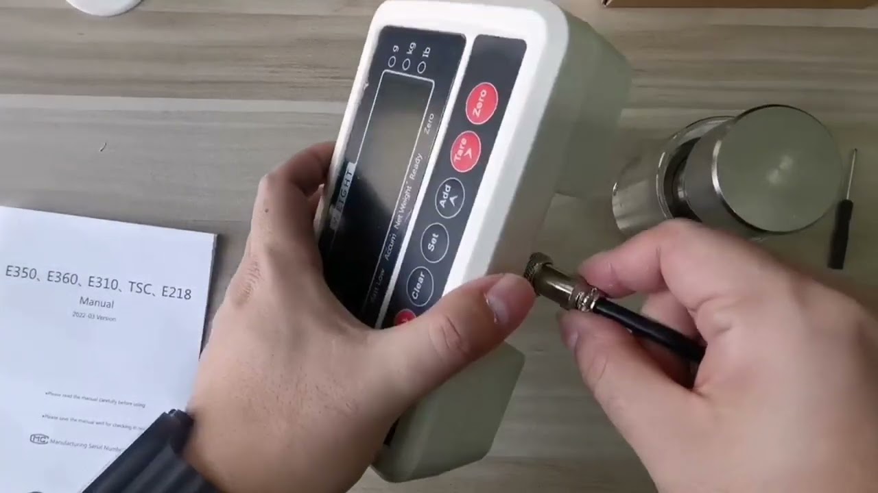 How to Match the QILICHUANGAN E360 Gauge with a 50T High-Capacity Sensor for Accurate Readings!