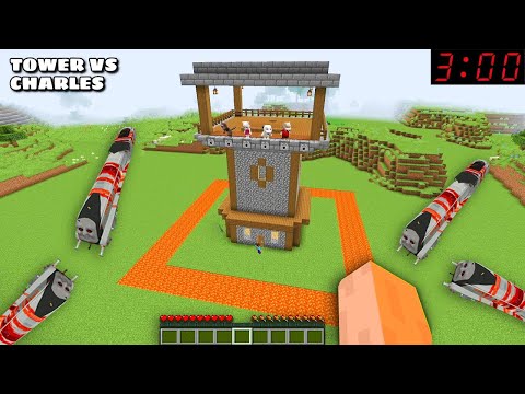 SURVIVAL TOWER DEFENSE CHOO CHOO CHARLES in Minecraft - NEXTBOTS