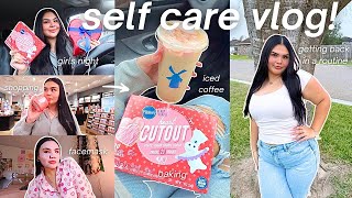 SELF CARE VLOG 💌 reset routine, valentine’s day, baking + deep cleaning!