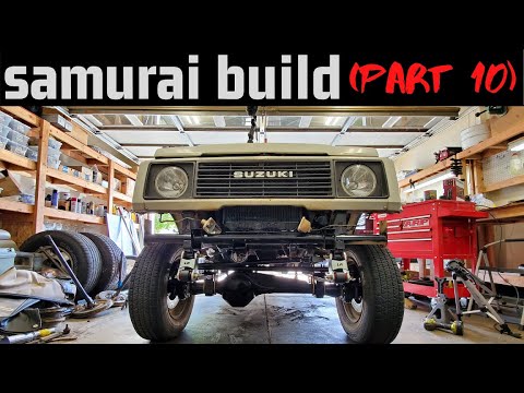 Samurai Build (Part 10) Frame Plates & Front Axle Install