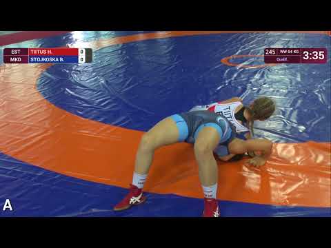 Qual. WW - 54 kg: H. TIITUS (EST) v. B. STOJKOSKA (MKD)