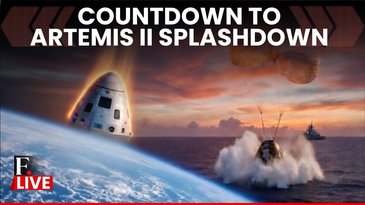 NASA Artemis 2 Splashdown LIVE: Artemis II Crew Comes Back to Earth | Orion Capsule Splashdown