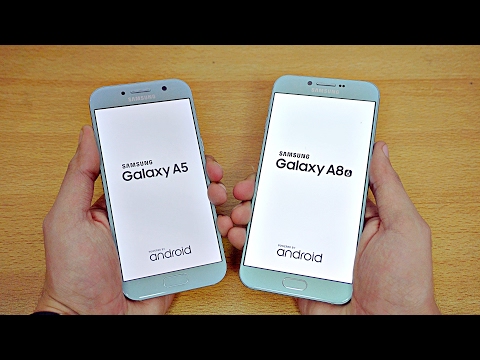 Samsung Galaxy A5 (2017) vs A8 (2016) - Speed Test! (4K)