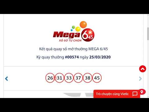 Cập nhật Tra cứu Mega 6/45 [Vietlott | Cập nhật theo thời gian thực