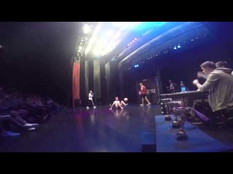 SEMI FINAL - Tobias becs vs Brynar Fagerli -  Norwegian Freestyle Football Championship 2015