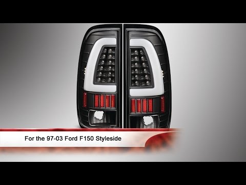 97-03 Ford F150 Styleside Light Bar LED Tail Lights