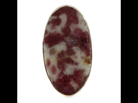 Inel Argint 925 Turmalina roz Naturala