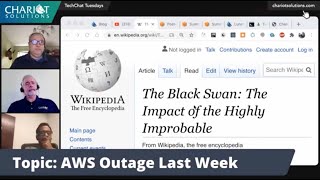 TechChat Tuesdays #21: Post-Mortem Review of the AWS Outage with Keith Gregory, AWS Practice Lead