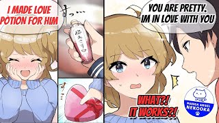 【Manga】My friend's sister gave me a love potion chocolate, so I pretended that it really worked.