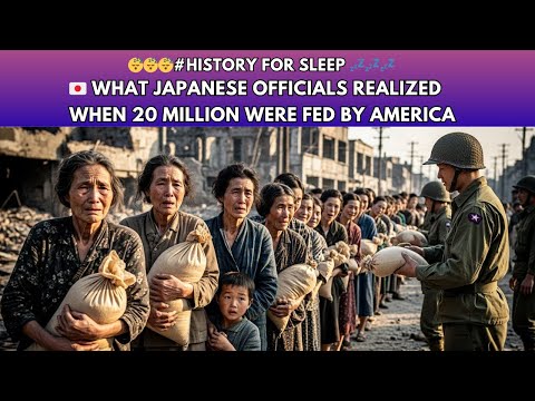 What The Japanese Officials Realized When 20 Million Were Fed by America | WW2 History For Sleep