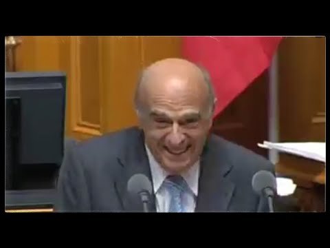 Legendärer Lachanfall des Hans-Rudolf Merz