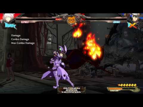 GGXRDR Elphelt Insta-kill nicely