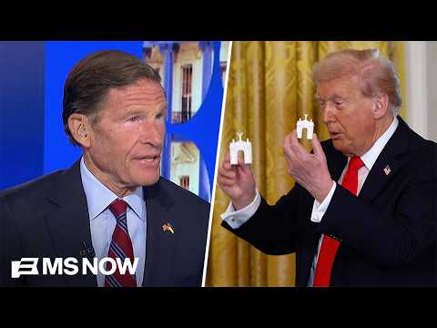Sen. Blumenthal warns Trump is trying to 'clothe illegality' while pushing America towards autocracy