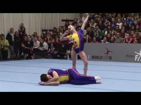 Worldcup Acro 2016 Puurs/Belgium Final MXP Belarus 4th place