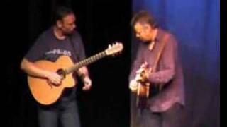 John Goldie with Tommy Emmanuel.
