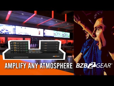 BZBGear 1x4 UHD 4K 18Gb/s HDMI-Over-HDBaseT Splitter/Distribution Amplifier