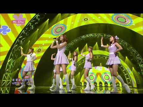 140518 APink - Mr.Chu @ SBS Inkigayo (Live)