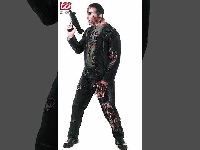 Vídeo relacionado con W WIDMANN MILANO Party Fashion - Disfraz de cyborg con máscara, conjunto completo para Halloween y Carnaval