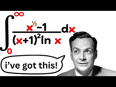 can Feynman's trick evaluate this integral??