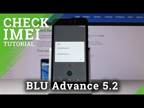 How to Find IMEI & Serial Number in BLU Advance 5.2 – IMEI Info