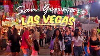 I went to The San Gennaro Feast in  Las Vegas . . . . . . . . Here's what I found.
