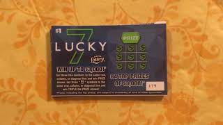 Florida Scratch off Lucky 7: First Time Scratching