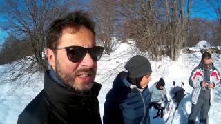 preview picture of video 'Ciaspolata a Passo Lanciano (gennaio 2015)'