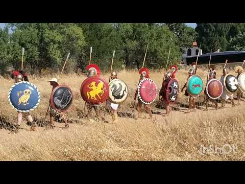 Athens VS Thebes - Battle of Plataea Reenactment 2022 - Largest Hoplite Reenactment Battle to Date