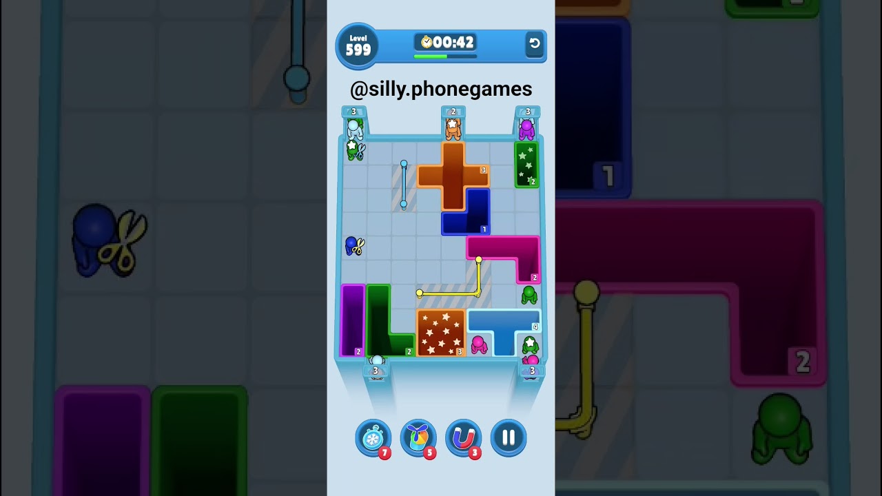 Drop Away Level 599 Walkthrough Solution