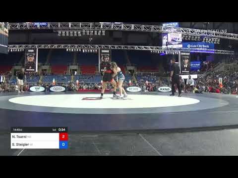 144 Lbs Semifinal - Nebi Tsarni, Maryland Vs Stella Steigler, Virginia 65e2