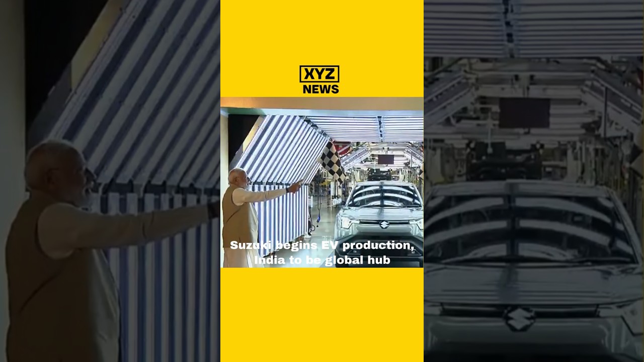 Suzuki begins EV production, India to be global hub