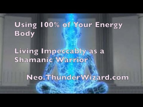 Using 100% of Your Energy Body - Living as an Impeccable Warrior - Shamanic Power!
