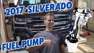 2017 Chevy Silverado fuel pump replacement [DIY]