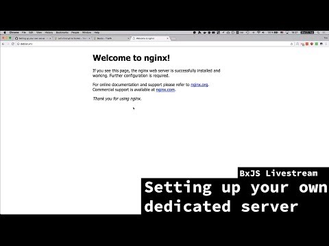 BxJS Livestream - Setting up your own dedicated server