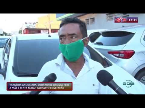 TrageÌdia anunciada: usuaÌrio de drogas fere a maÌƒe e tenta matar padrasto com facaÌƒo (25 05 20)