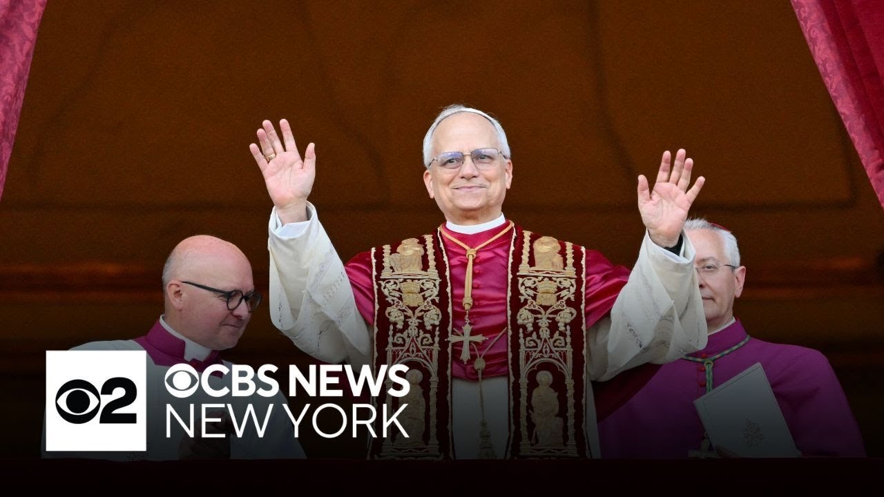 Pope Leo XIV, the first American pope, makes his first remarks after election