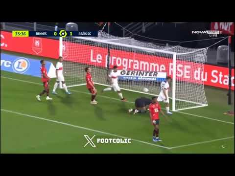 Achraf Hakimi goal vs Rennes 2-0