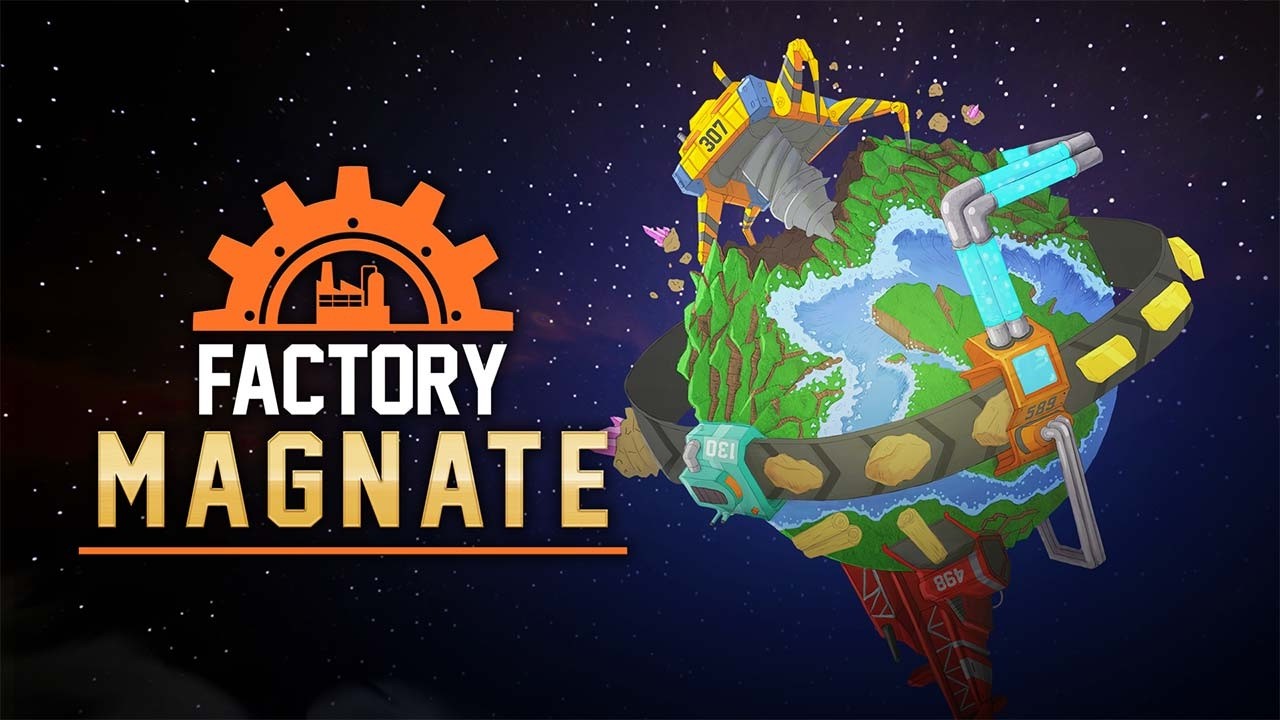 Preview image of an expanding factory base in a casual automation simulation setting