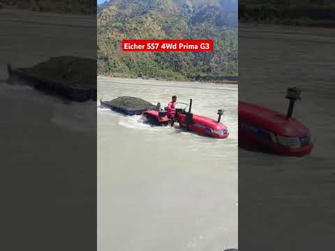 Eicher 557 4Wd Prima g3 Stunt #Eicher557 #4WdTractor #Trending #YouTubeShorts #Short #Shorts
