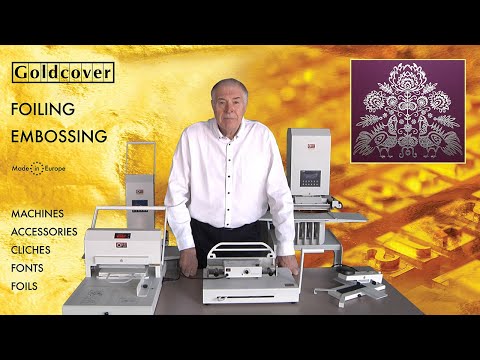 The Best System for Hot Print Stamping and Embossing  “GOLDCOVER”